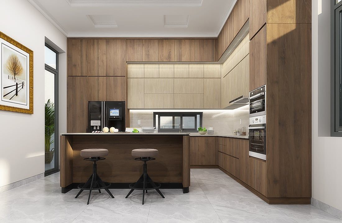 TỦ BẾP HIỆN ĐẠI H20