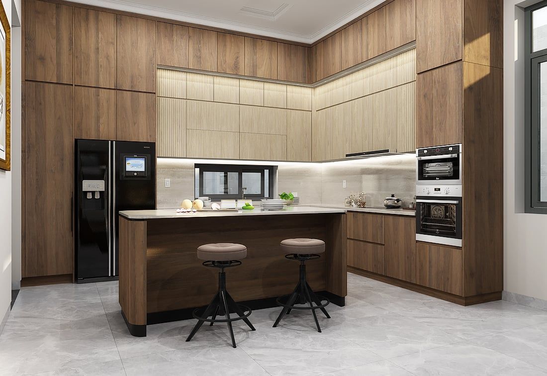 TỦ BẾP HIỆN ĐẠI H20
