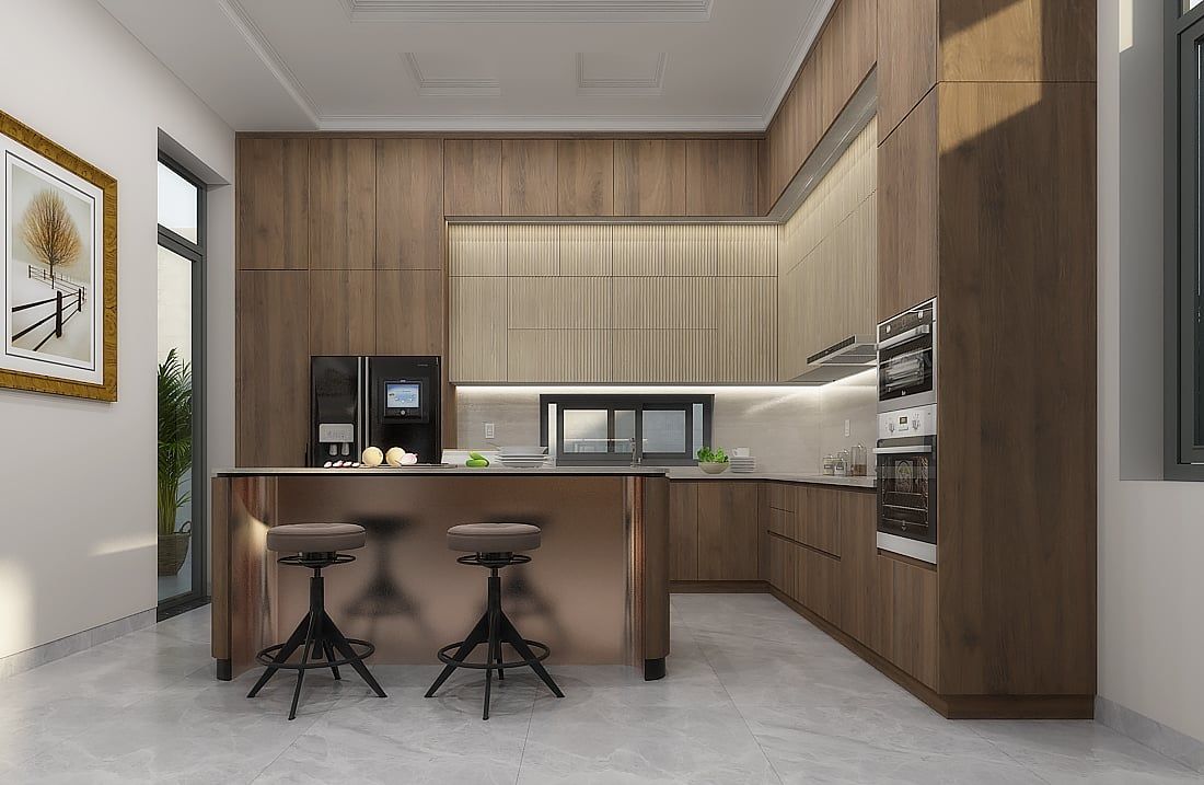 TỦ BẾP HIỆN ĐẠI H20
