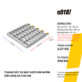  Thang Dắt Xe Máy Hợp Kim Nhôm Siêu Nhẹ Tải Trọng 340Kg 