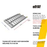  Thang Dắt Xe Máy Hợp Kim Nhôm Siêu Nhẹ Tải Trọng 340Kg 