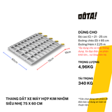  Thang Dắt Xe Máy Hợp Kim Nhôm Siêu Nhẹ Tải Trọng 340Kg 