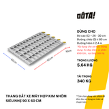  Thang Dắt Xe Máy Hợp Kim Nhôm Siêu Nhẹ Tải Trọng 340Kg 