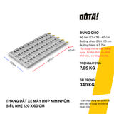  Thang Dắt Xe Máy Hợp Kim Nhôm Siêu Nhẹ Tải Trọng 340Kg 