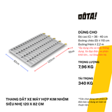  Thang Dắt Xe Máy Hợp Kim Nhôm Siêu Nhẹ Tải Trọng 340Kg 