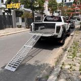  Thang Dắt Xe Máy Lên Xe Bán Tải Hợp Kim Nhôm Tải Trọng 340Kg 