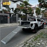  Thang Dắt Xe Máy Lên Xe Bán Tải Hợp Kim Nhôm Tải Trọng 340Kg 