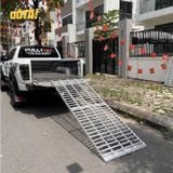  Thang Dắt Xe Máy Lên Xe Bán Tải Hợp Kim Nhôm Tải Trọng 340Kg 