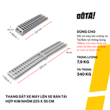  Thang Dắt Xe Máy Lên Xe Bán Tải Hợp Kim Nhôm Tải Trọng 340Kg 