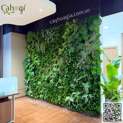 Bồn Cây Giả Treo Trần Quán Cafe Quầy Bar Thi Công Lắp Đặt Trọn Gói