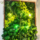 Thi Công Tường Cây Giả Trang Trí Cửa Sổ – Hoàn Thiện Phòng VIP Nhà Hàng Cuốn Sen, Hà Nội