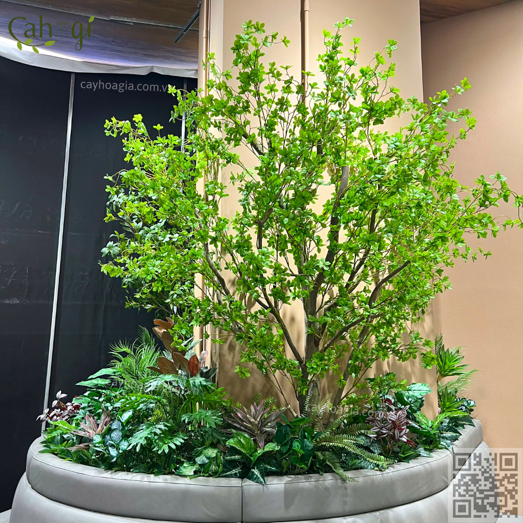 Thi Công Cây Thạch Nam Giả Siêu Thật Tại AEON Hưng Yên