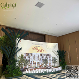 Thi Công Trang Trí Cây Hoa Giả Sự Kiện Mở Bán VLASTA THUỶ NGUYÊN - HẢI PHÒNG