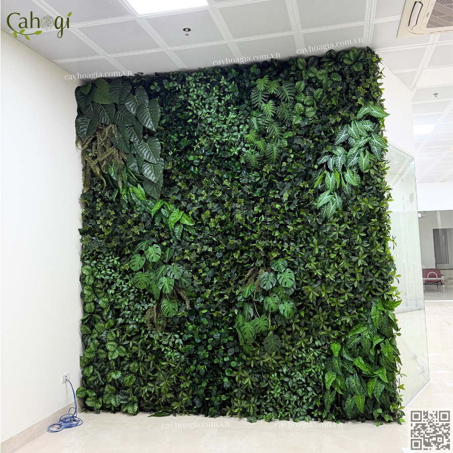 Tường Cây Giả Trung Tâm Anh Ngữ Ninh Bình