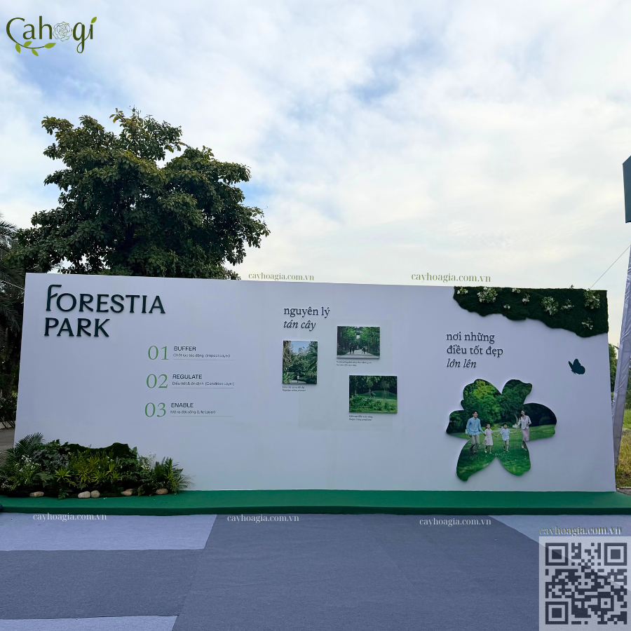 Thi Công Cho Thuê Và Trang Trí Hoa Giả Sự Kiện Forestia Park Hưng Yên