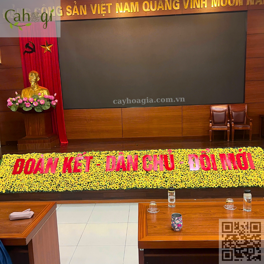 cho thuê và setup hoa giả