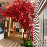 Thi Công Cây Phong Lá Đỏ Đổi Mẫu Theo Mùa Và Hộc Cây Phòng Tắm