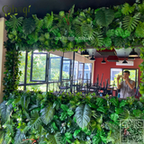 THI CÔNG TƯỜNG CÂY GIẢ – DECOR NHÀ HÀNG BROMIGO FINE STREET BBQ