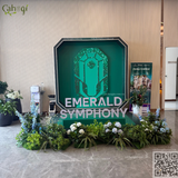 Thi Công Dàn Hoa Giả Trang Trí Văn Phòng Bán Hàng Emerald Symphony Hải Phòng