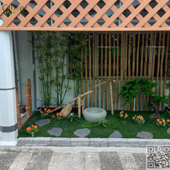 Thi Công & Cho Thuê Cây Hoa Giả Cho Sự Kiện Ra Mắt Xe Ô Tô Điện VinFast VF3