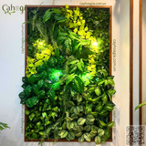 Thi Công Tường Cây Giả Trang Trí Cửa Sổ – Hoàn Thiện Phòng VIP Nhà Hàng Cuốn Sen, Hà Nội