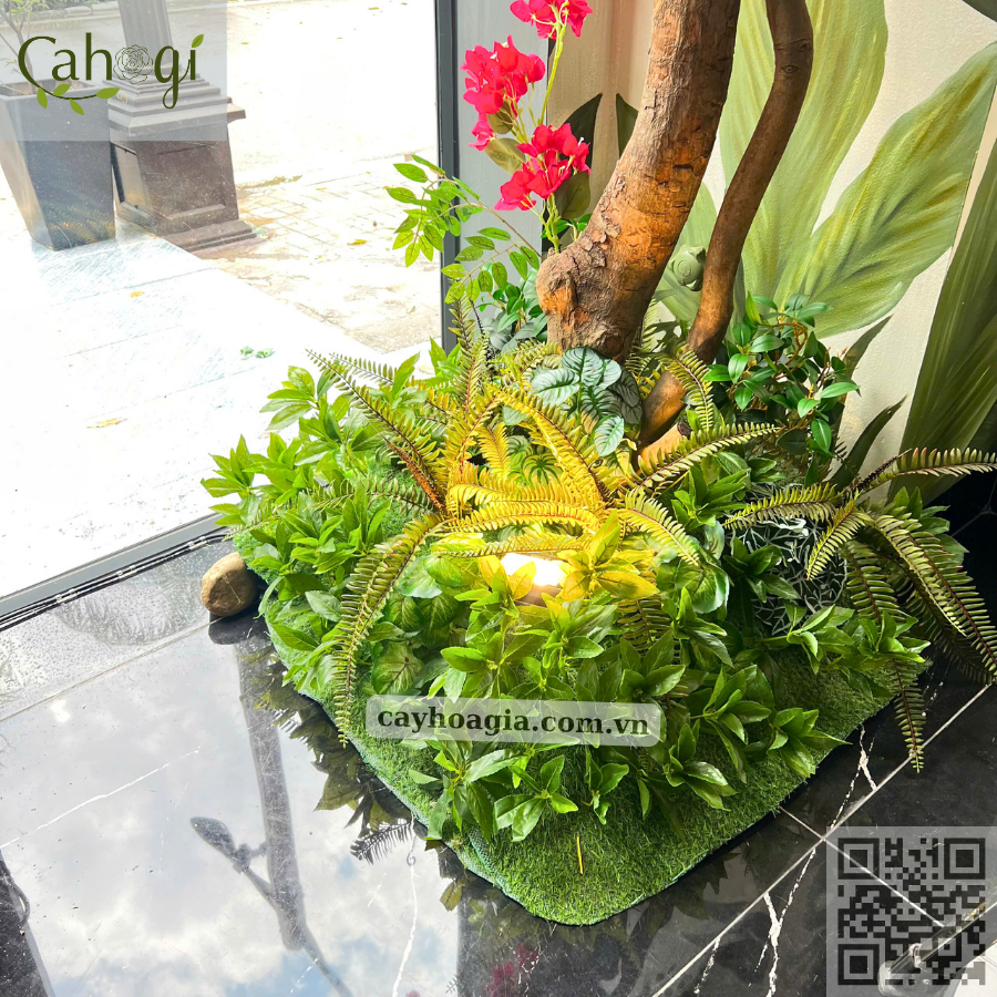 cây hoa giấy giả