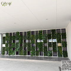 Bồn Cây Giả Treo Trần Trang Trí Quán Cafe