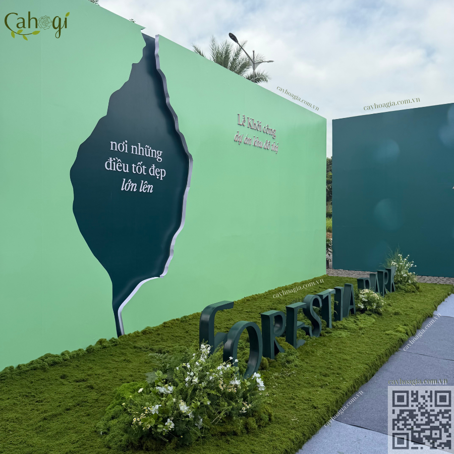 Thi Công Cho Thuê Và Trang Trí Hoa Giả Sự Kiện Forestia Park Hưng Yên 2