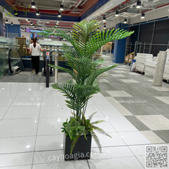 Thi Công Bồn Cây Giả Trang Trí Hành Lang