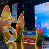 Thi Công Trang Trí Cây Hoa Giả Sự Kiện SGO VACATION 2026 Tại FLC Sầm Sơn