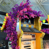 Thi Công Cây Hoa Giấy Trang Trí Gian Hàng Hội An – Trung Tâm Triển Lãm Quốc Gia Việt Nam