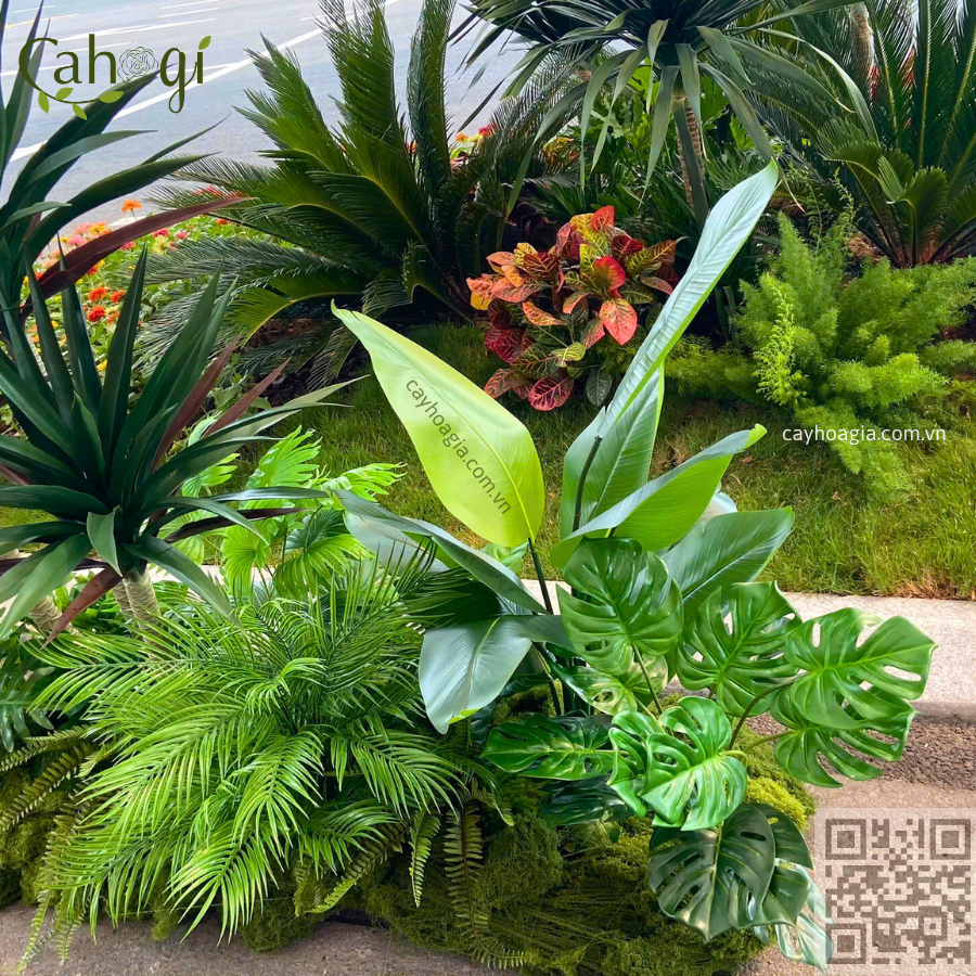 Thi Công Cây Hoa Giả Decor Trang Trí Sự Kiện Triển Lãm 2