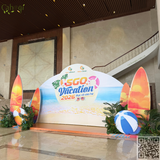 Thi Công Trang Trí Cây Hoa Giả Sự Kiện SGO VACATION 2026 Tại FLC Sầm Sơn