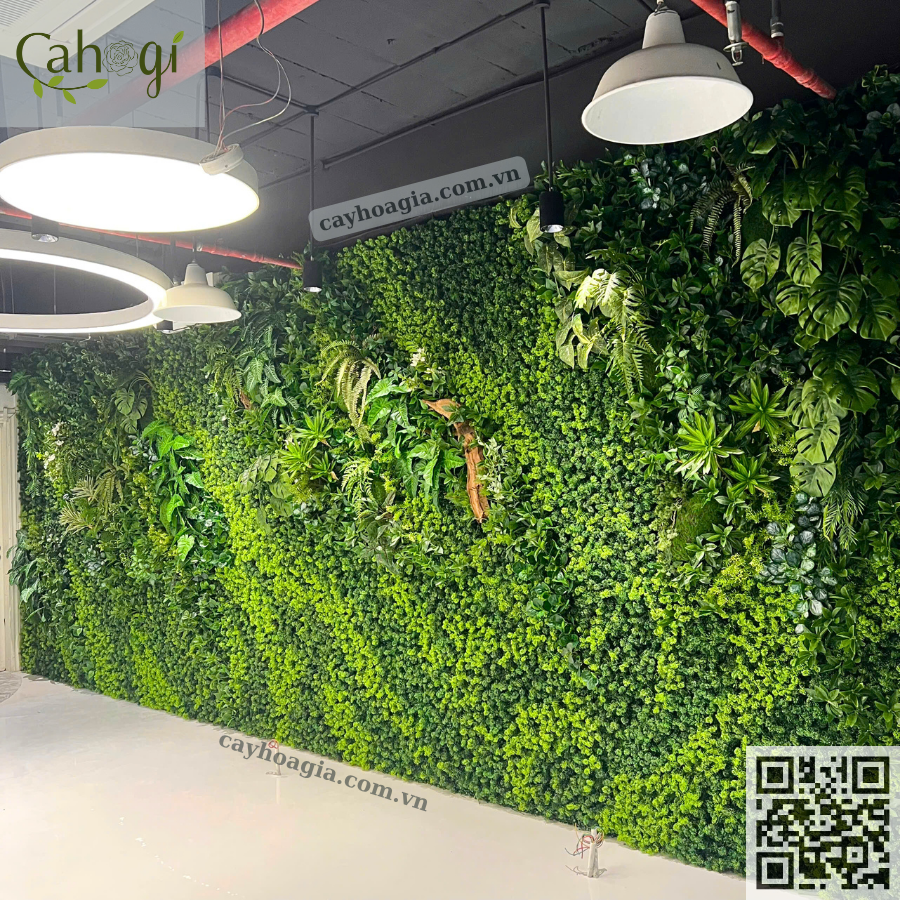 tường cây thiết kế