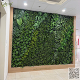 Thi Công Tường Cây Giả Khu Vực Canteen Nhà Máy Azbil Vietnam tại Hưng Yên