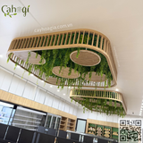 Thi Công Trần Cây Leo Giả Rủ Cho Cửa Hàng Nông Sản Sạch Tại Ninh Bình