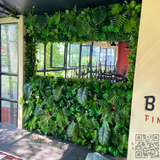 THI CÔNG TƯỜNG CÂY GIẢ – DECOR NHÀ HÀNG BROMIGO FINE STREET BBQ