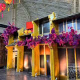 Thi Công Cây Hoa Giấy Trang Trí Gian Hàng Hội An – Trung Tâm Triển Lãm Quốc Gia Việt Nam