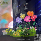 Cho Thuê Cây Hoa Giả Và Setup Sự Kiện “Tiết xuân vui vẻ – Sắc xuân rộn ràng” – Chương trình đón Tết Nguyên Đán toàn cầu 2026 “Bạn đồng hành của tuổi thanh xuân”