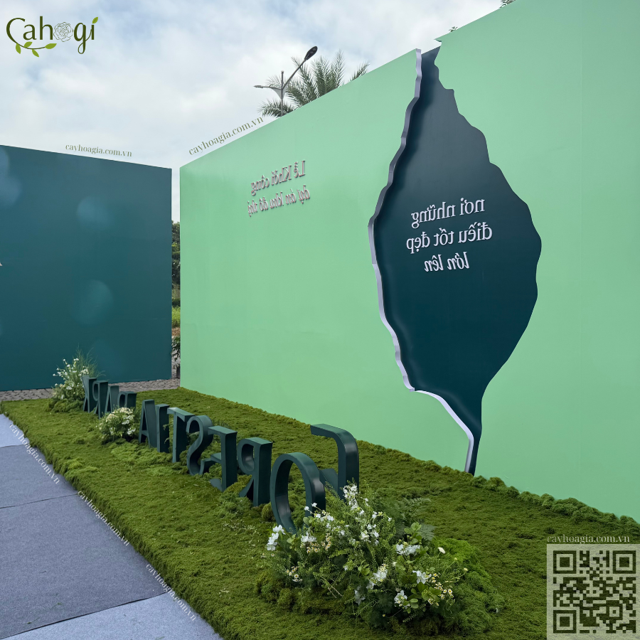 Thi Công Cho Thuê Và Trang Trí Hoa Giả Sự Kiện Forestia Park Hưng Yên 2