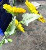 Hoa Giả - Hoa Hướng Dương 3 Bông Lớn 80Cm
