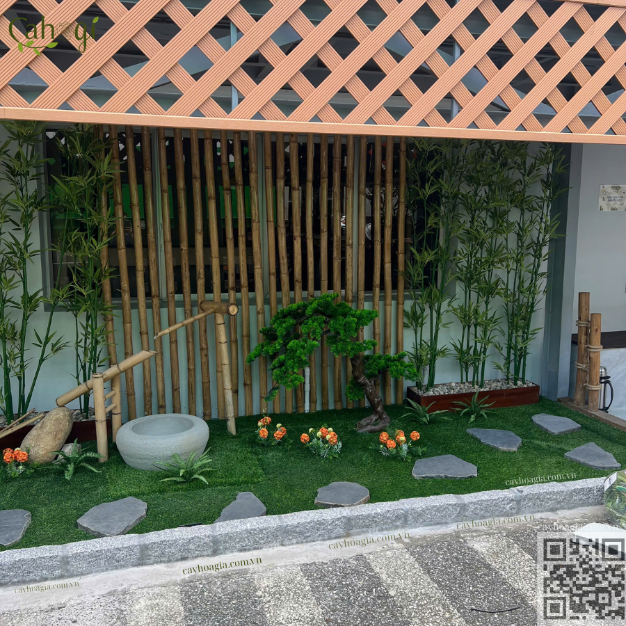 Thi Công Tiểu Cảnh Tại Nhà Máy Matsuo 3