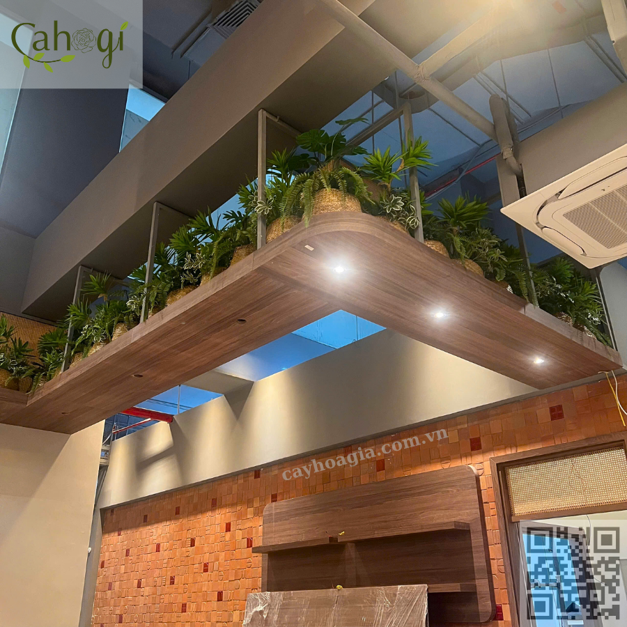 mẫu trang trí quán cafe