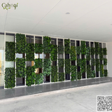 Thi Công Tường Cây Giả Tại Nhà Máy Azbil Vietnam Hưng Yên