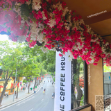 Thi Công Hộc Cây Hoa Giấy Trang Trí Quán Cafe The Coffee House – Hoàn Kiếm, Hà Nội