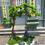 Thi Công Cây Tùng Giả Bonsai Giả Xuất Khẩu Na- Uy