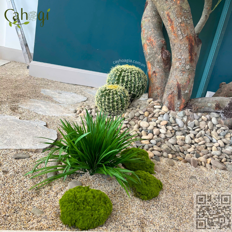 Thi Công Cây Oliu Giả Cao 3m Tán 5m 4