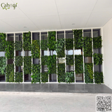 Thi Công Tường Cây Giả Tại Nhà Máy Azbil Vietnam Hưng Yên