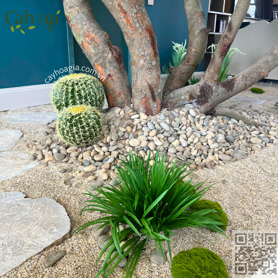 Thi Công Cây Oliu Giả Cao 3m Tán 5m 5