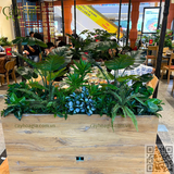 Thi Công Hộc Cây Giả – Decor Nhà Hàng Thai Market Vincom Mega Mall Smart City